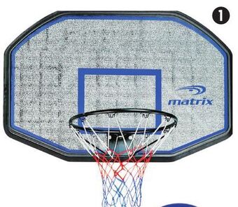 Canadian Tire Matrix 44˝ polyethylene basketball backboard offer