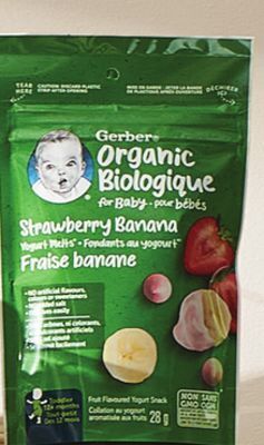 Walmart Gerber organic snacks offer