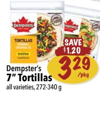 Farm Boy Dempster's 7 tortillas offer