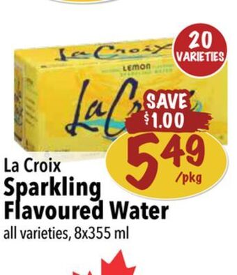 Farm Boy La croix sparkling flavoured water offer