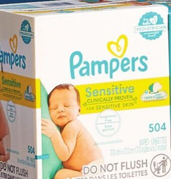 Walmart Pampers 6x, 7x, 9x or 10x wipes offer