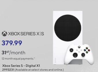 Staples Xbox series s console offer