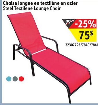 Sushi Shop Steel textilene lounge chair offer