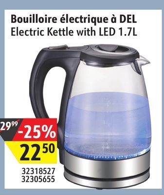 Sushi Shop Electric kettle with led 1.7l offer