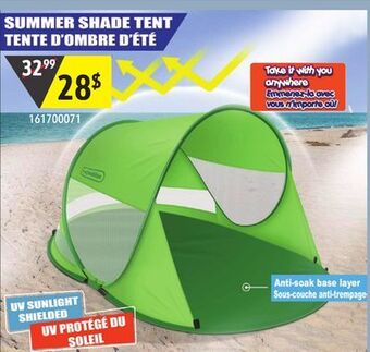 Sushi Shop Summer shade tent offer