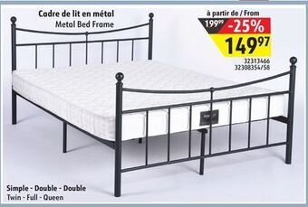 Sushi Shop Metal bed frame offer