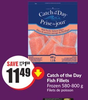 Chalo FreshCo Catch of the day fish fillets frozen 580-800 g offer