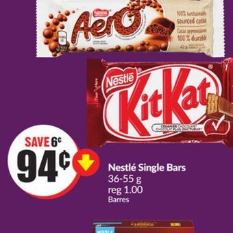 Chalo FreshCo Nestlé single bars 36-55 g offer