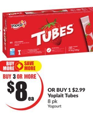 Chalo FreshCo Yoplait tubes 8 pk offer