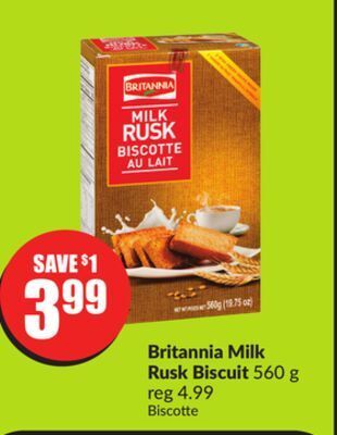 Chalo FreshCo Britannia milk rusk biscuit 560 g offer