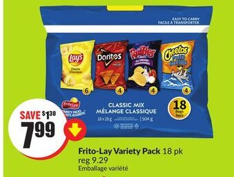 Chalo FreshCo Frito-lay variety pack 18 pk offer