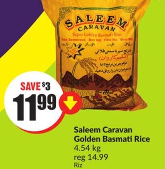 Chalo FreshCo Saleem caravan golden basmati rice 4.54 kg offer