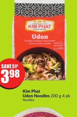 Chalo FreshCo Kim phat udon noodles 200 g 4 pk offer