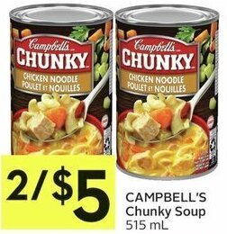 IGA CAMPBELL'S Chunky Soup 515 mL offer
