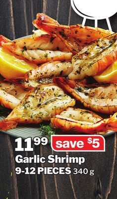 M & M Food Market Garlic shrimp offer