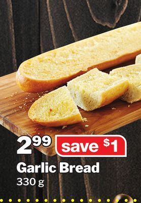 M & M Food Market Garlic bread offer