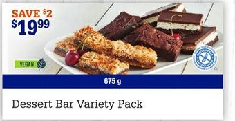 M & M Food Market Dessert bar variety pack offer