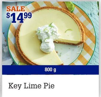 M & M Food Market Key lime pie offer