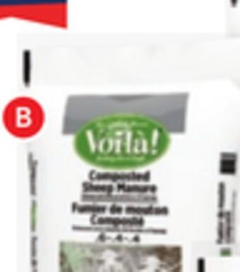 RONA Voila! sheep manure offer