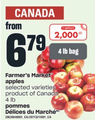 Valu-mart Pommes délices du marché, 4 lb offer