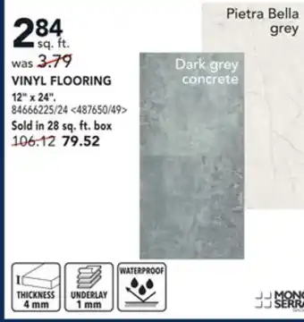 RONA Mono serra vinyl flooring 12 x 24 offer