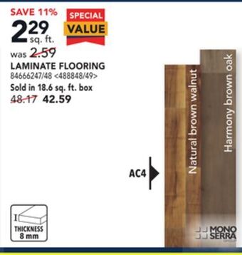 RONA Mono serra laminate flooring offer