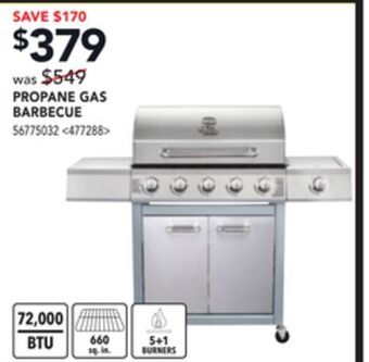 RONA Grill chef propane gas barbecue offer