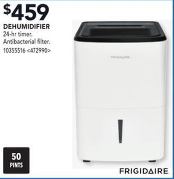 RONA Frigidaire dehumidifier offer