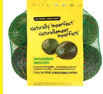 Wholesale Club No name® naturally imperfect™ avocados, 3 lb offer