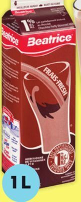 Giant Tiger Beatrice chocolate milk offer
