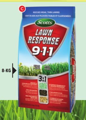 RONA Scotts® lawn response 911 3-in-1 grass seed offer