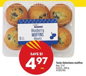 Giant Tiger Tasty selections muffins offer