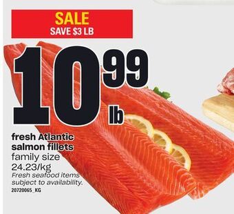 Zehrs Markets Fresh atlantic salmon fillets offer