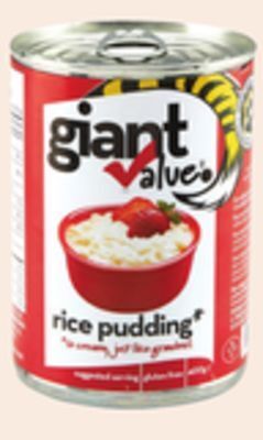 Giant Tiger Giant value rice pudding offer