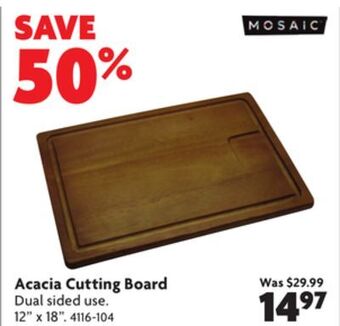 Home Hardware Acacia cutting board offer