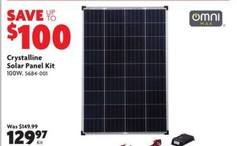 Home Hardware Crystalline solar panel kit offer