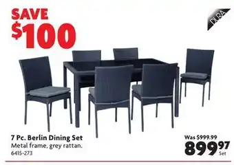 Home Hardware 7 pc. berlin dining set offer