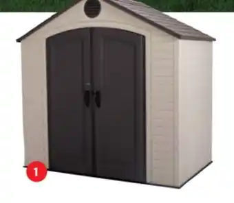 Home Hardware 8' x 5' vinyl and steel storage sheds offer