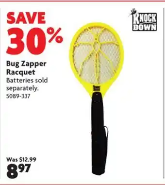 Home Hardware Bug zapper racquet offer