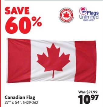 Home Hardware Canadian flag offer