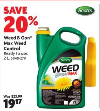 Home Hardware Weed b gon® max weed control offer
