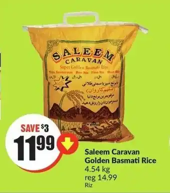 FreshCo Saleem Caravan Golden Basmati Rice 4.54kg offer