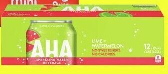 FreshCo AHA Sparkling Water 12x355 mL offer
