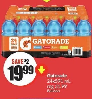 FreshCo Gatorade 24x591 mL offer