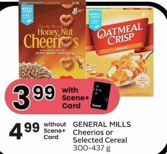 IGA GENERAL MILLS Selected Cereal 300-437 g offer