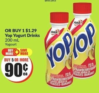 FreshCo Yop Yogurt Drinks 200mL offer