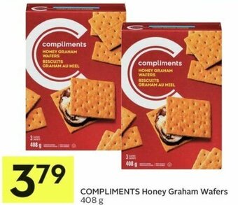 IGA COMPLIMENTS Honey Graham Wafers 408 g offer