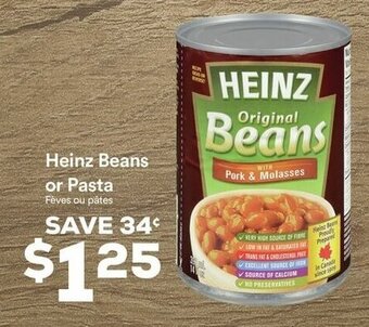 FreshCo Heinz Beans or Pasta offer