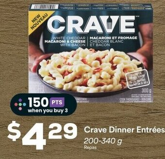 FreshCo Crave Dinner Entrées 200-340 g offer