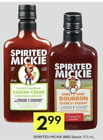 IGA SPIRITED MICKIE BBQ Sauce 375 mL offer